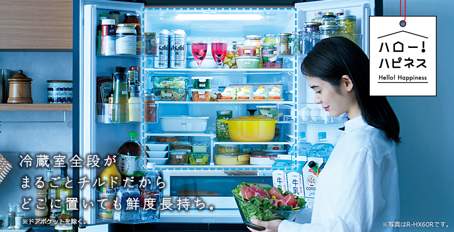 Hタイプ R-H48R ： 冷蔵庫 ： 日立の家電品