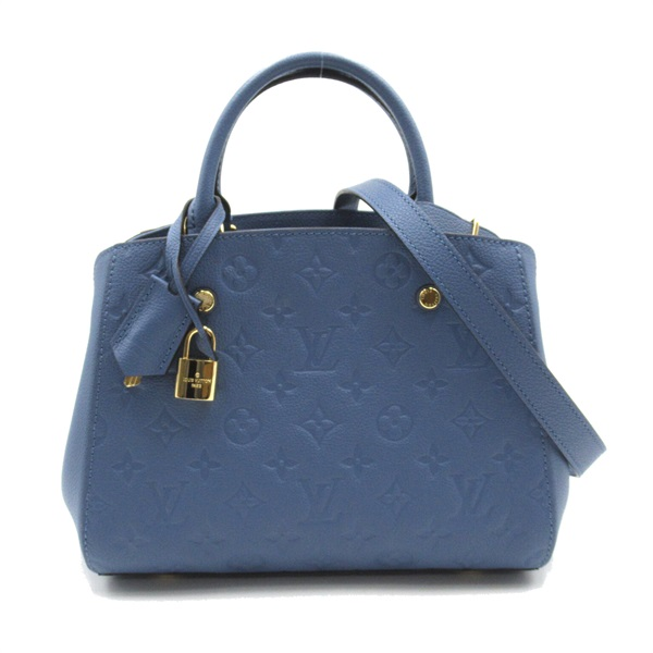 ほぼ未使用⭐︎LOUIS VUITTON モンテーニュbb ネイビーアンプラント