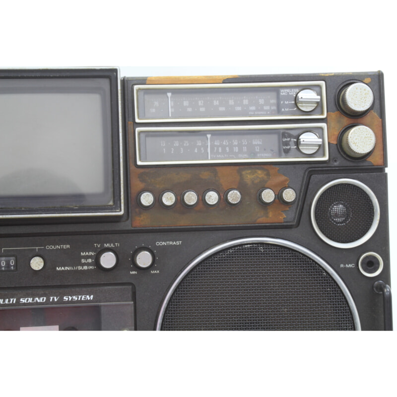 買取実績 |VICTOR ビクター M-8000 ブラウン管TV搭載ラジカセ - 大阪