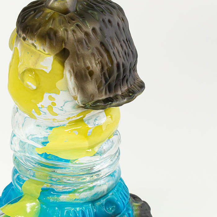 抽選終了】【One off】Nick the neck / Clear yellow splatter color