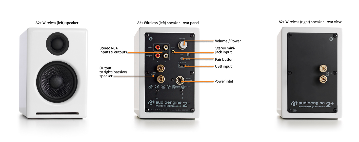 audioengine｜A2+ワイヤレススピーカーシステム