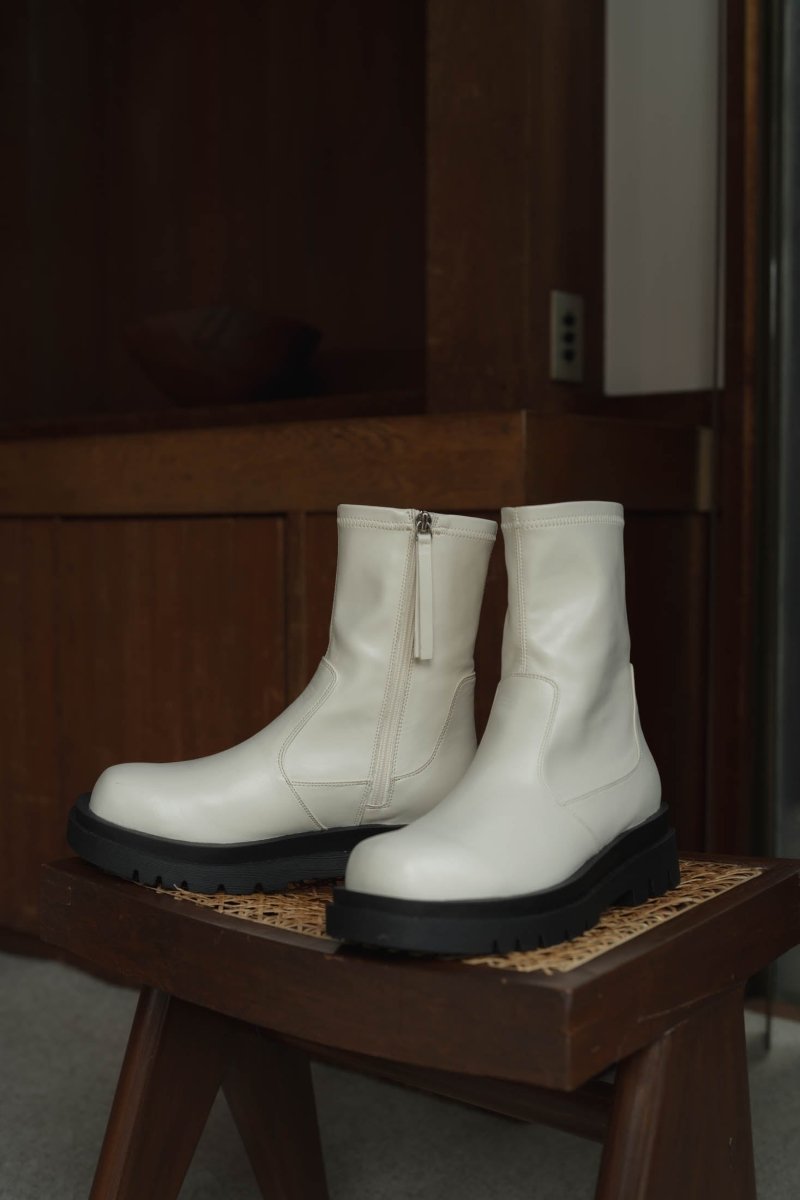 コウザブロウ/kozaburo ANKLE ZIP-UP BOOTS US8