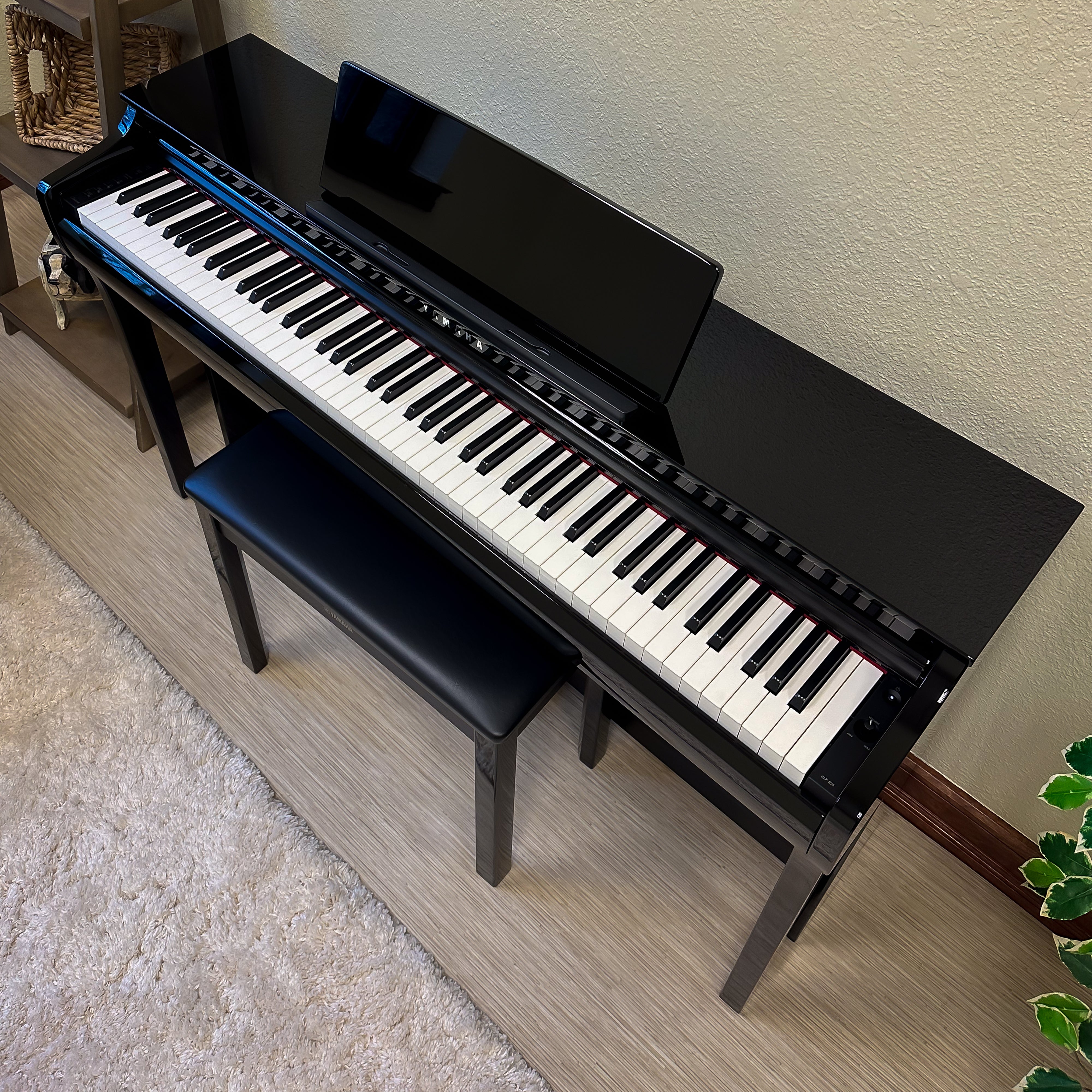 Yamaha Clavinova CLP-825 Digital Piano - Polished Ebony – Kraft Music