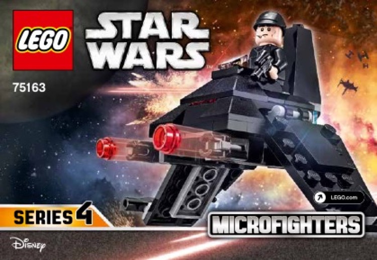 LEGO Instructions for set 75163 Krennic's Imperial Shuttle