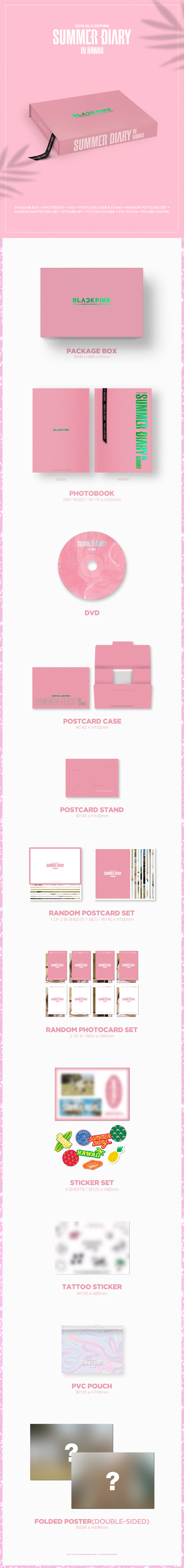 2019 BLACKPINK'S SUMMER DIARY [IN HAWAII] - ilovekpopshop