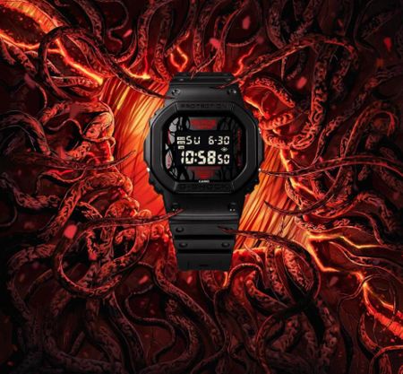 ストレンジャー・シングス”コラボ「DW-5600STT-1JR」が少量再入荷