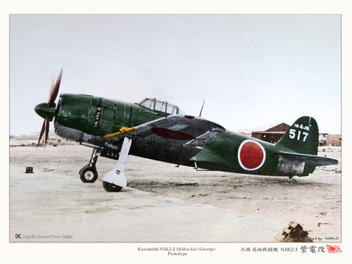 川西局地戦闘機『紫電』11乙型 N1K1-Jb Shiden Model11 (George