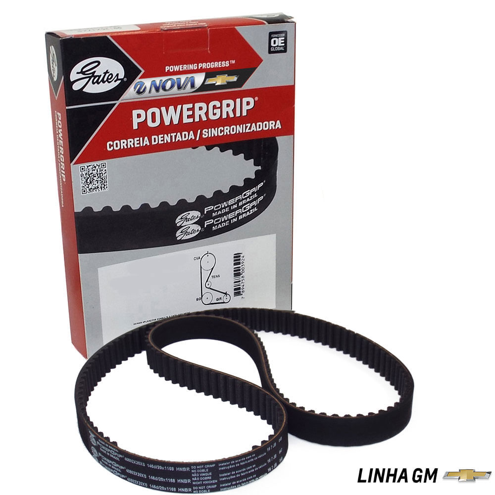Correia Dentada 2.0 8v Hnbr 146 Dentes 20mm Flex E Gasolina Astra