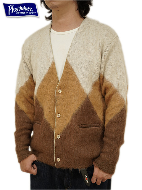 Pherrow's（フェローズ） 】 モヘアニットカーディガン [ MOHAIR KNIT