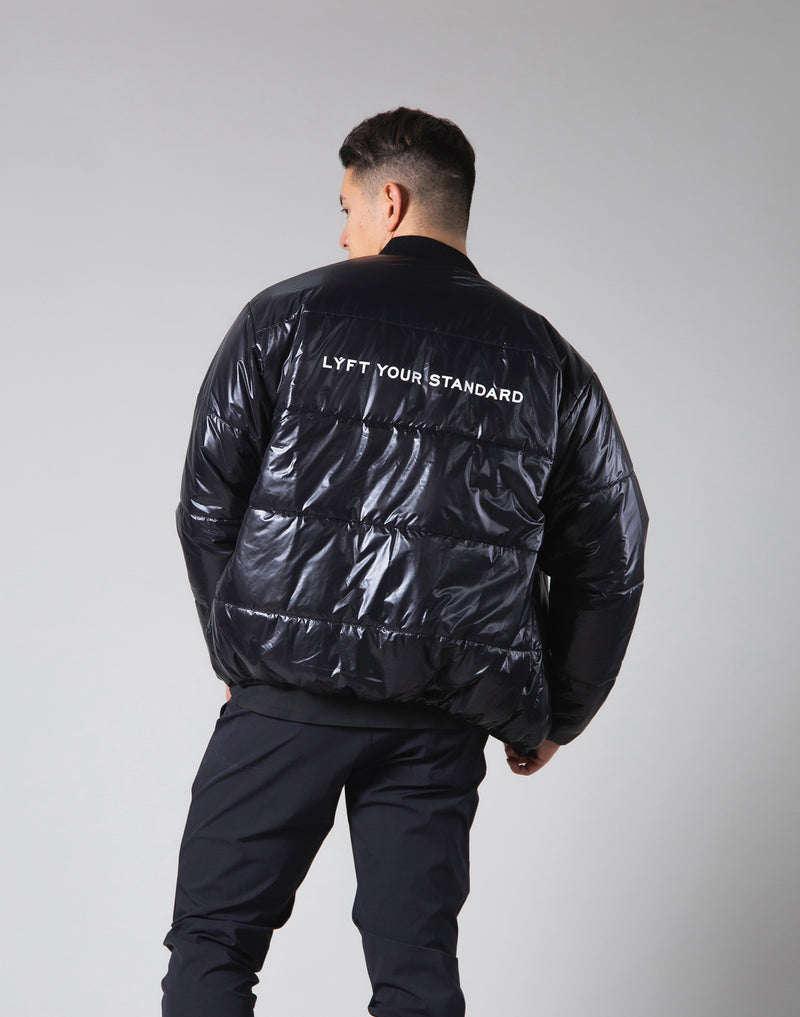 Light Weight Warm Nylon Jacket - Black – LÝFT