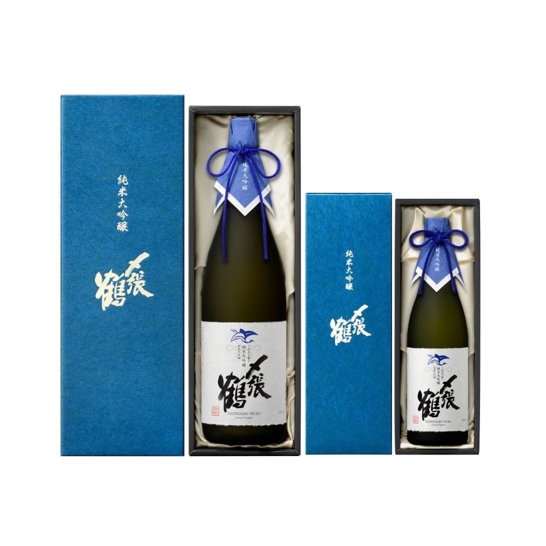 〆張鶴 (しめはりつる) 純米大吟醸 BLUE LABEL ブルーラベル 袋取り雫