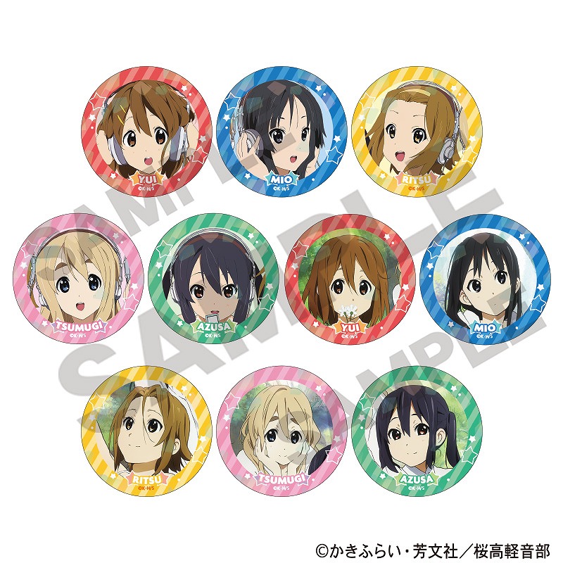 けいおん！ 【BOX】トレーディングホログラム缶バッジ
