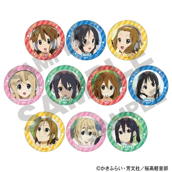 けいおん！ 【BOX】トレーディングホログラム缶バッジ