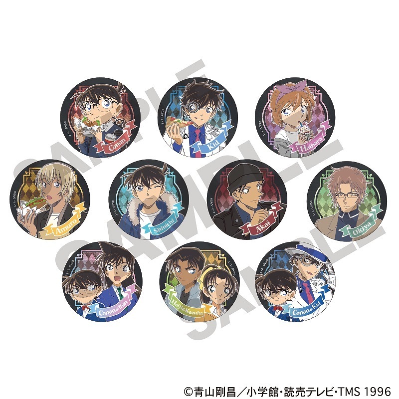 名探偵コナン 【BOX】トレーディング缶バッジ＿ジャンクフード