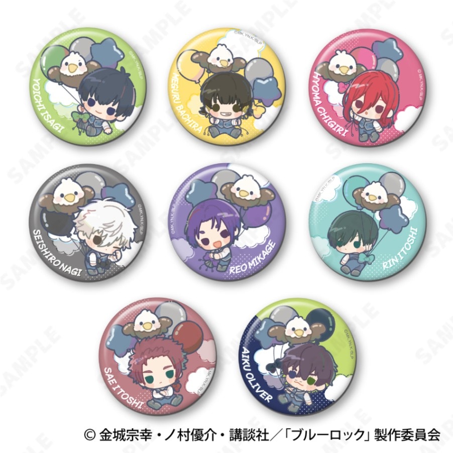 予約販売】ブルーロック トレーディング缶バッジ ミニキャラVer