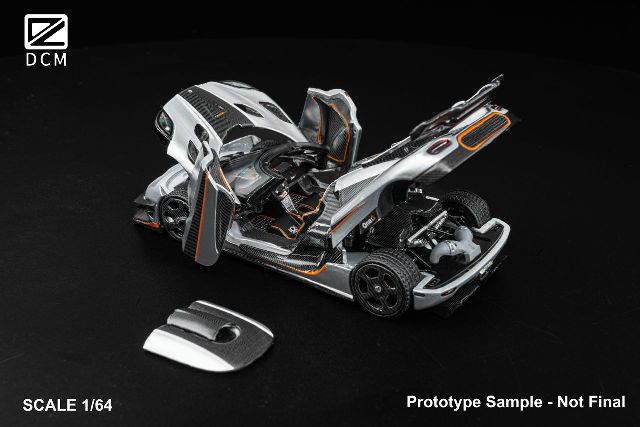 予約 DCM 1/64 ケーニグセグ One:1 フル開閉 silver, Boost Gear