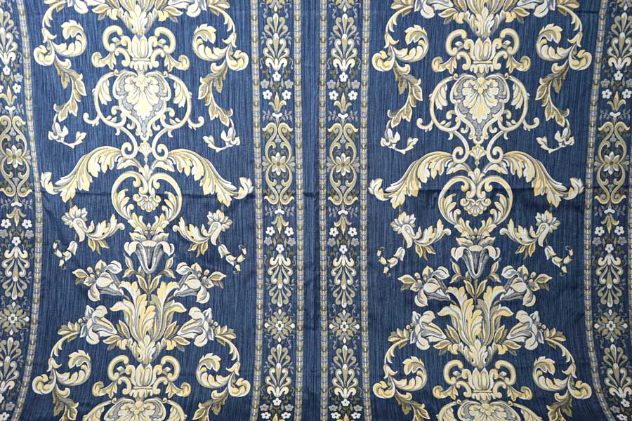 フランスのジャガード織のロココ調インテリアファブリックW130×65cm gf