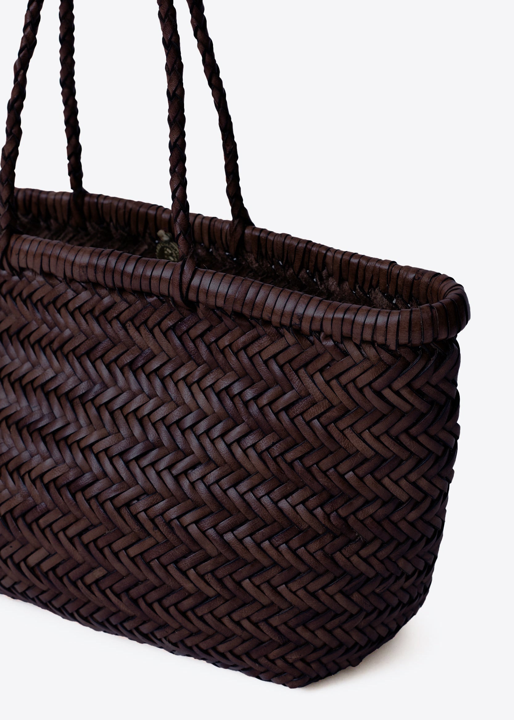 Dragon Diffusion Bamboo Triple Jump Small Bag Dark Brown – matta