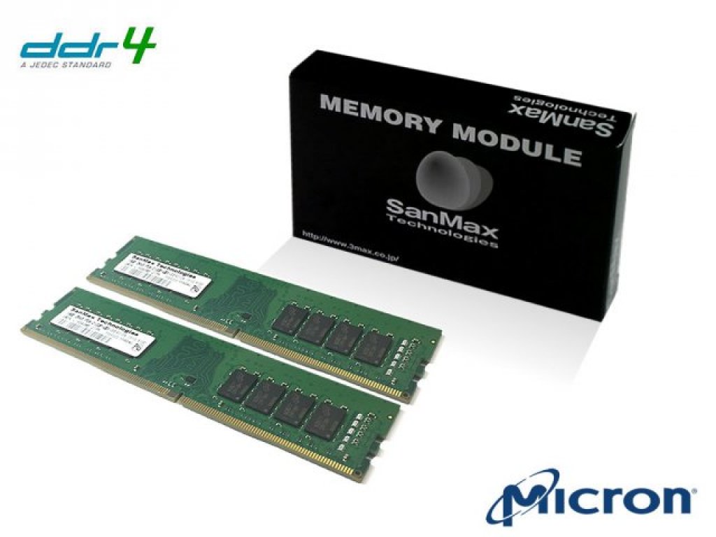 SanMax SMD4-U32G48M-26V-D SanMax DDR4 288pin DDR4-2666 CL19 32GB