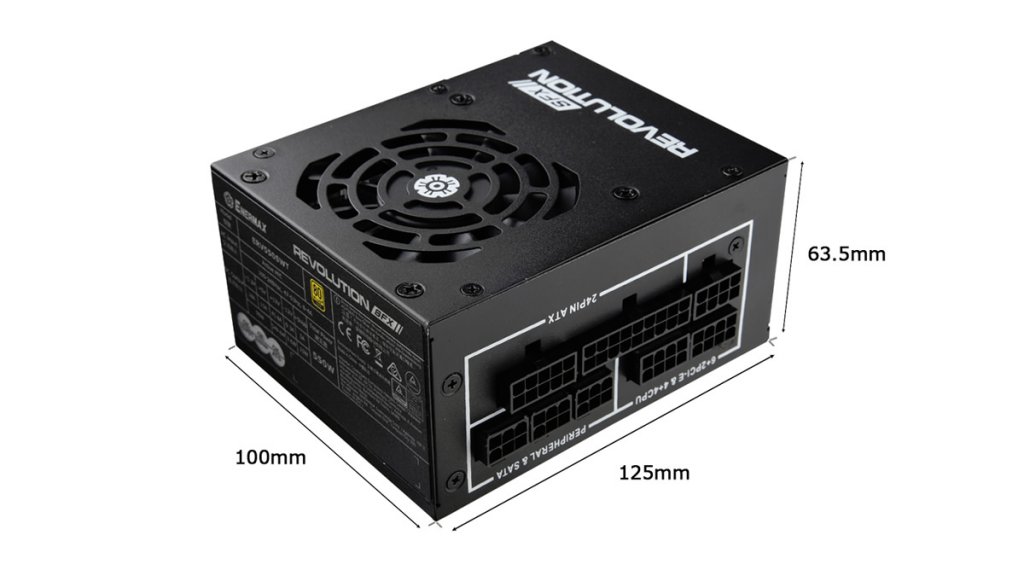 最大650Wモデルも、ENERMAXからフルモジュラー形式のSFX電源ユニット