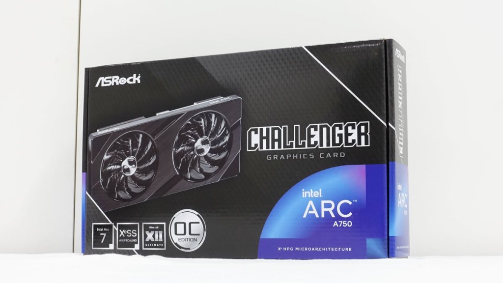 Arc A7シリーズ、intel Arc A750搭載グラフィックスカード「Intel Arc