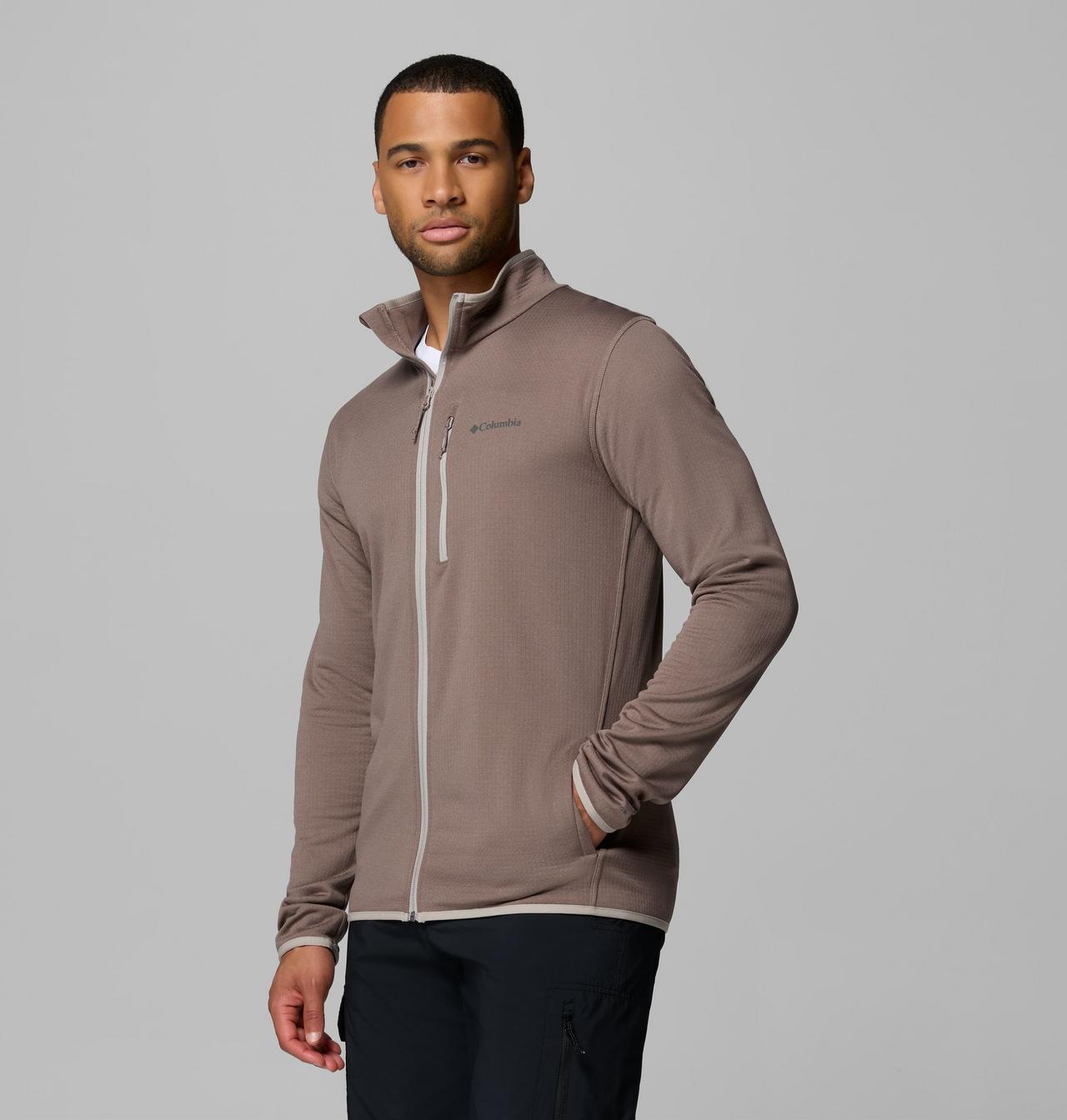Men's Essential Hike Grid Fleece Full Zip Jacket - Tall | Columbia