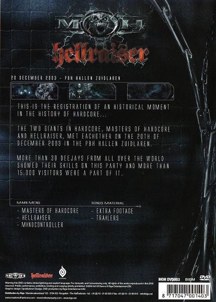 Hellraiser Hardcore - Engels | bol