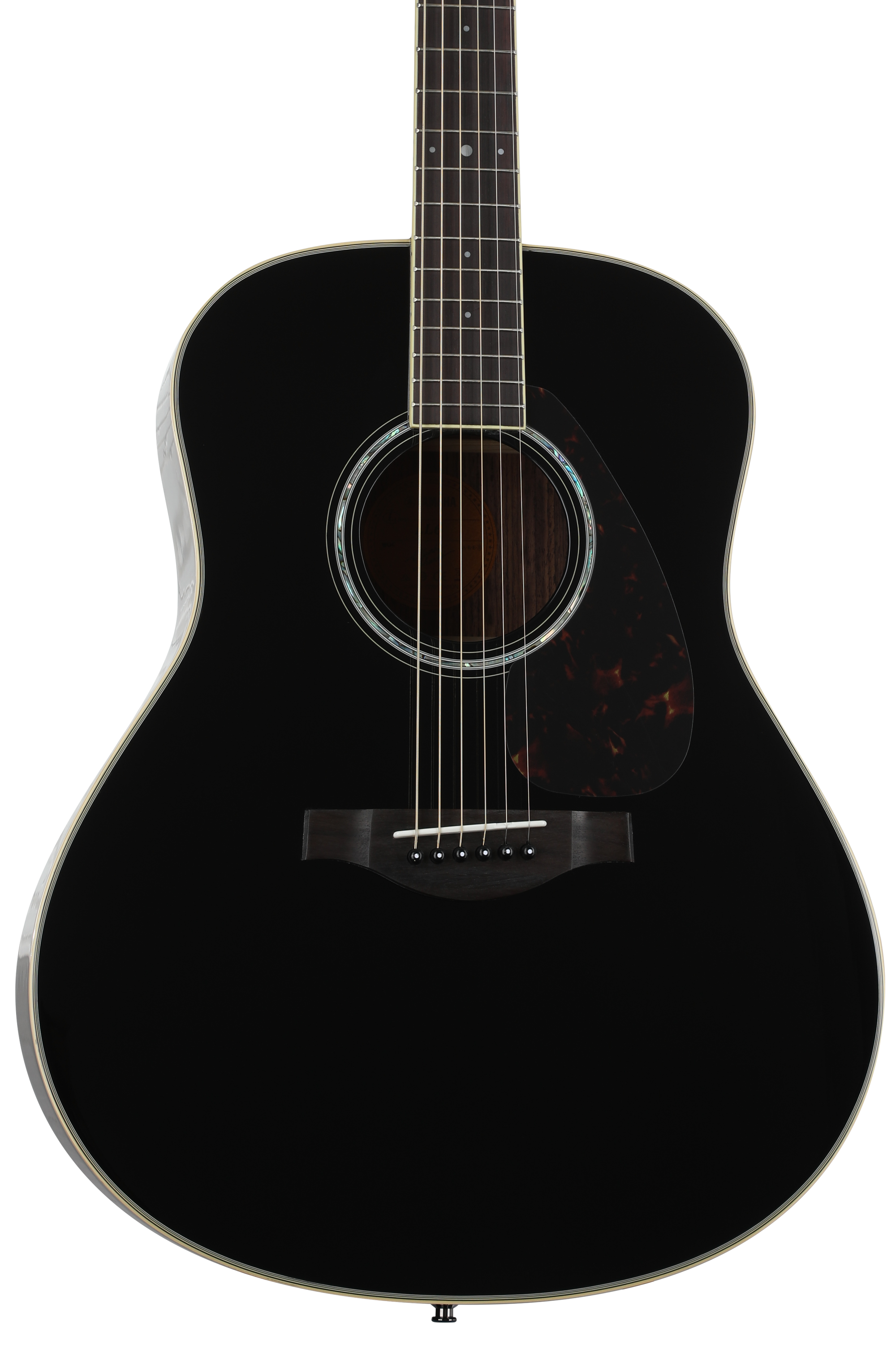 Yamaha LL6 ARE Original Jumbo Acoustic Guitar - Black | Sweetwater