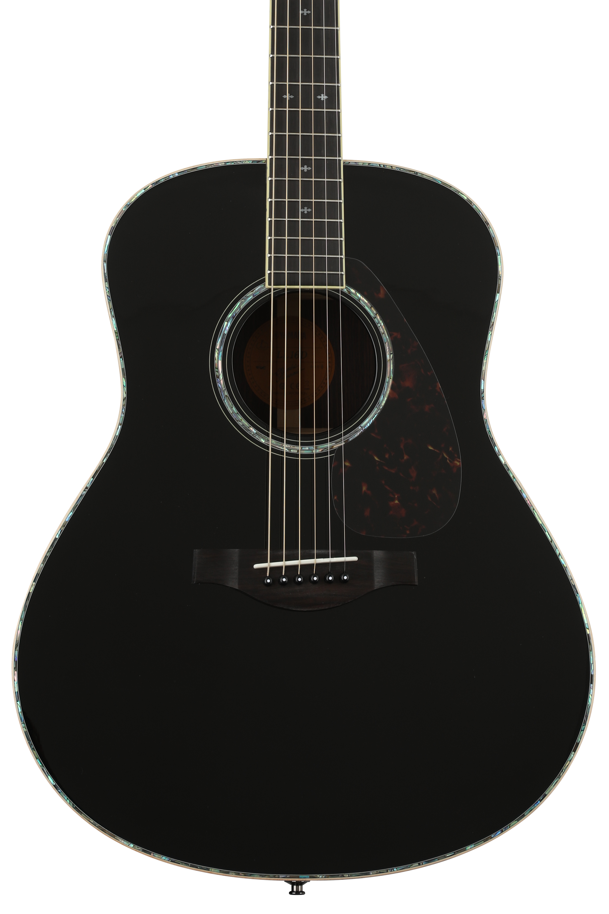Yamaha LL16D ARE Original Jumbo Acoustic-electric Guitar - Black