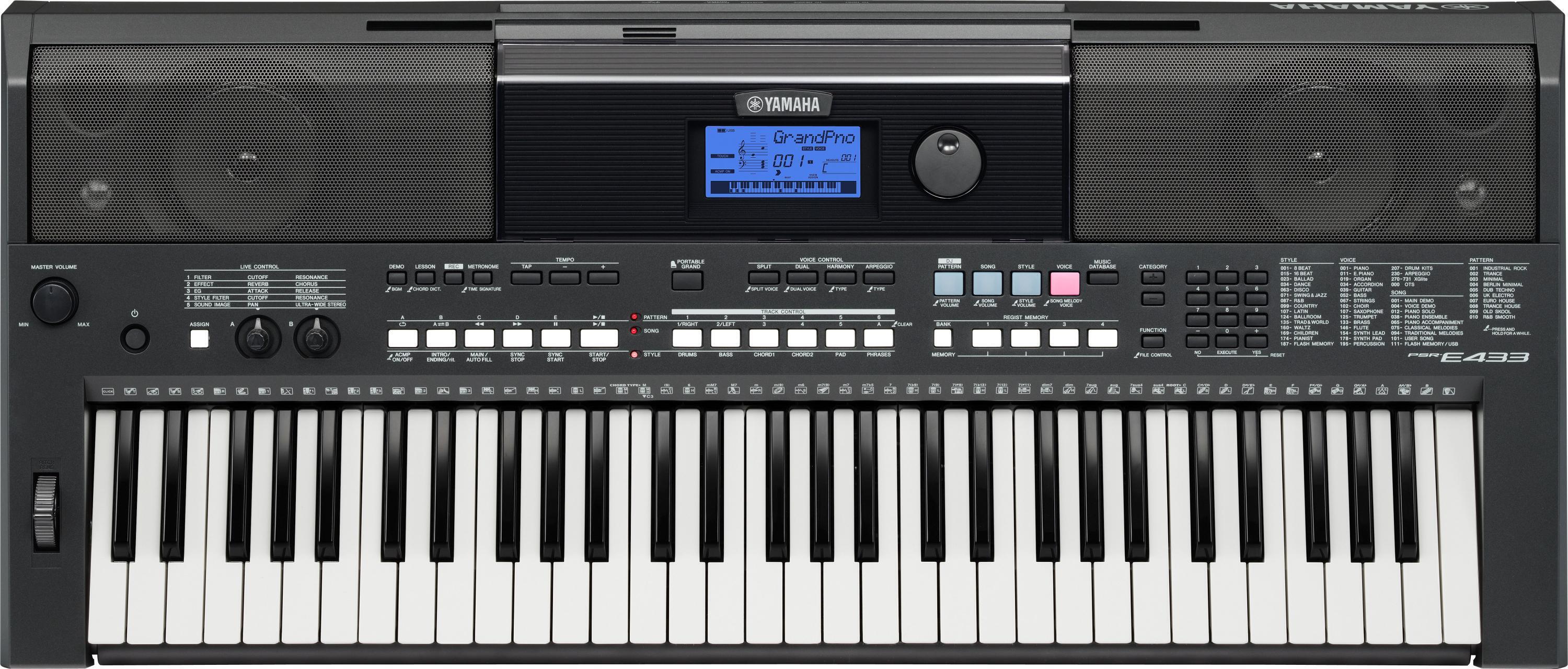 Yamaha PSR-E433 61-key Portable Arranger | Sweetwater