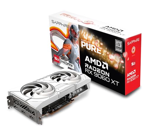 Sapphire Pure AMD Radeon RX 9060 XT 16GB GDDR6 Gaming GPU : Amazon