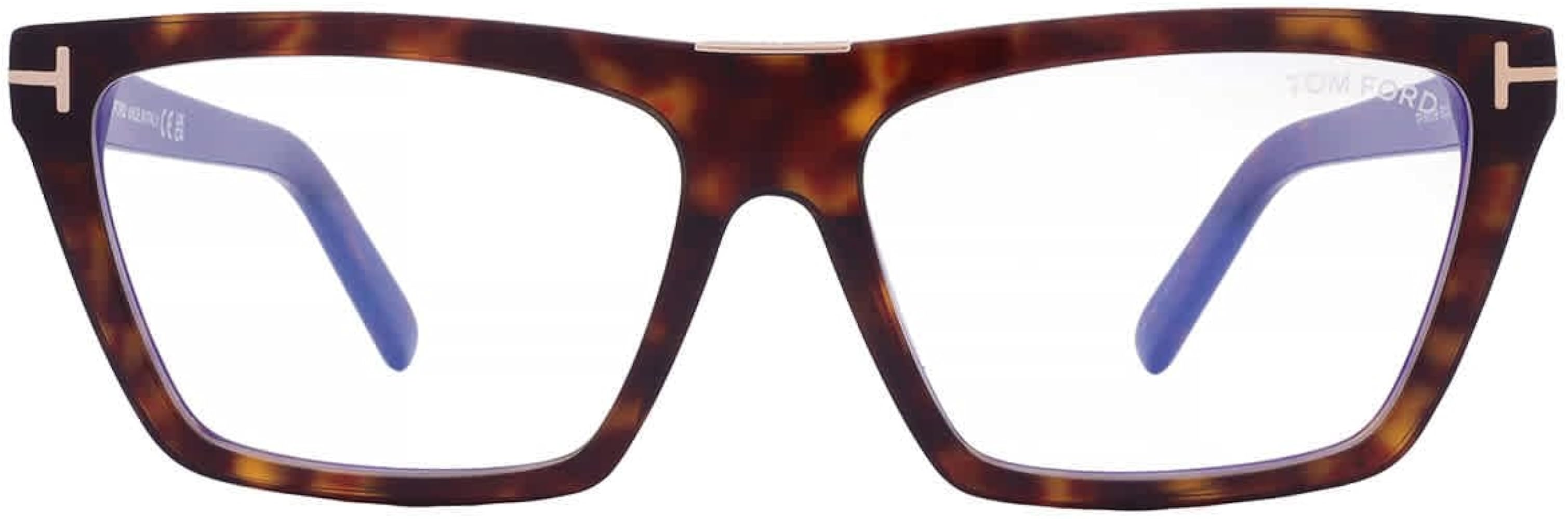 Tom Ford Eyeglasses FT 5912 -B 052 Dark Havana/Shiny Brown at