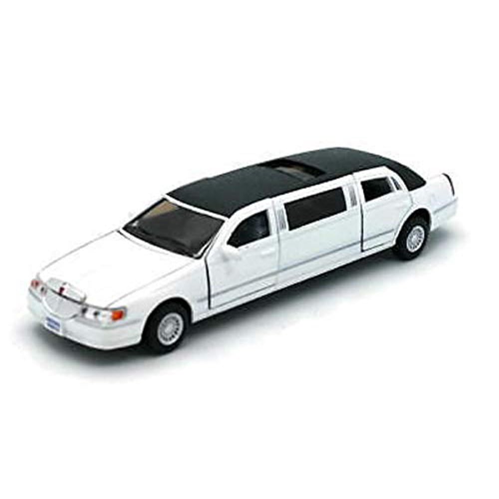 Amazon.com: Kinsmart 1999 Lincoln Town Car White Stretch Limousine