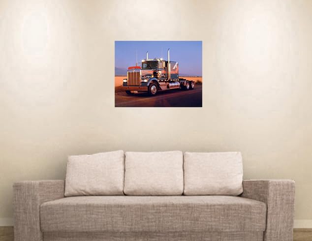 Amazon.com: Impact Posters Gallery Kenworth At Dusk Diesel Big Rig