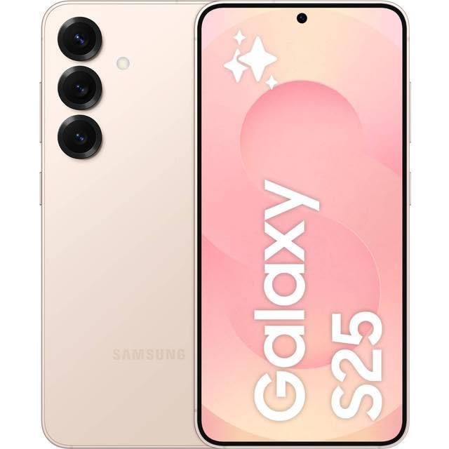 Samsung Galaxy S25 5G Smartphone, 128GB, Pink Gold – 6.2