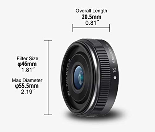 Amazon.com : Panasonic LUMIX G Lens, 14mm, F2.5 II ASPH