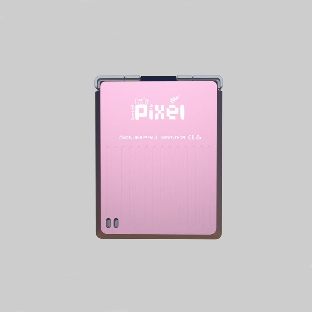 Amazon.co.jp: GKD Pixel 2 ピンクカラーメタルレトロゲームコンソール