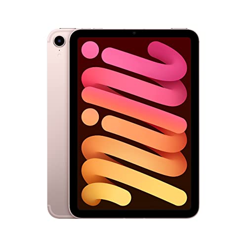 Amazon.com : Apple 2021 iPad Mini Wi-Fi + Cellular, 256GB - Pink