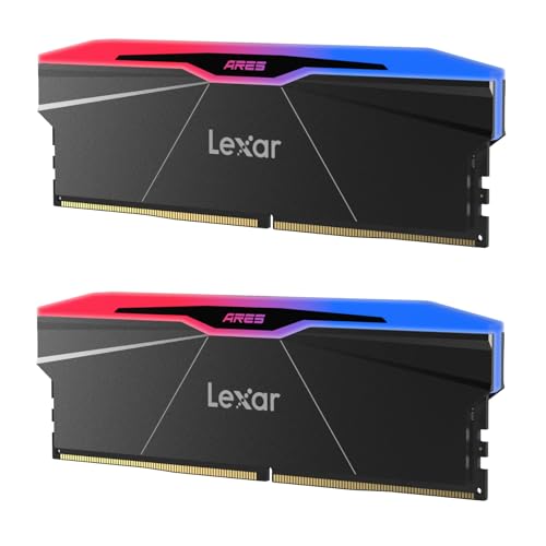 Amazon | Lexar ARES Gen2 RGB DDR5 RAM 32GB キット (2x16GB) 6000MHz