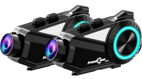 Amazon.co.jp: FreedConn R3 Pro バイク用インカム カメラ付き 140°超