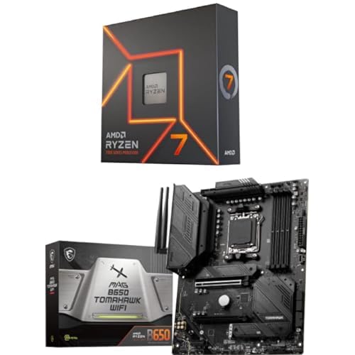 Amazon.com: AMD Ryzen™ 7 7700X 8-Core + MSI MAG B650 Tomahawk WiFi