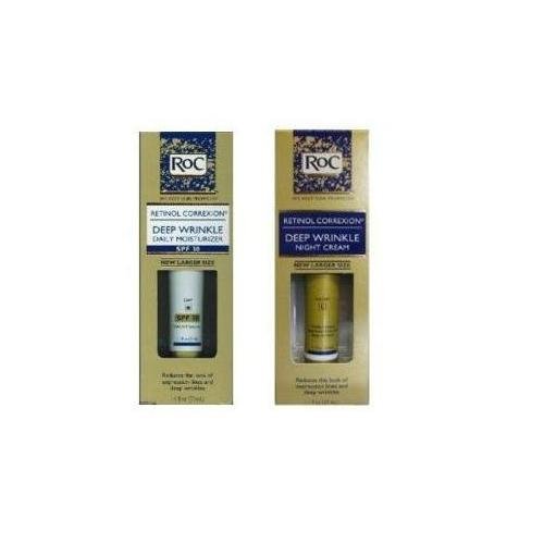 Amazon | RoC NEW増量サイズ！(+3ml) 昼＋夜用2本セット レチノール