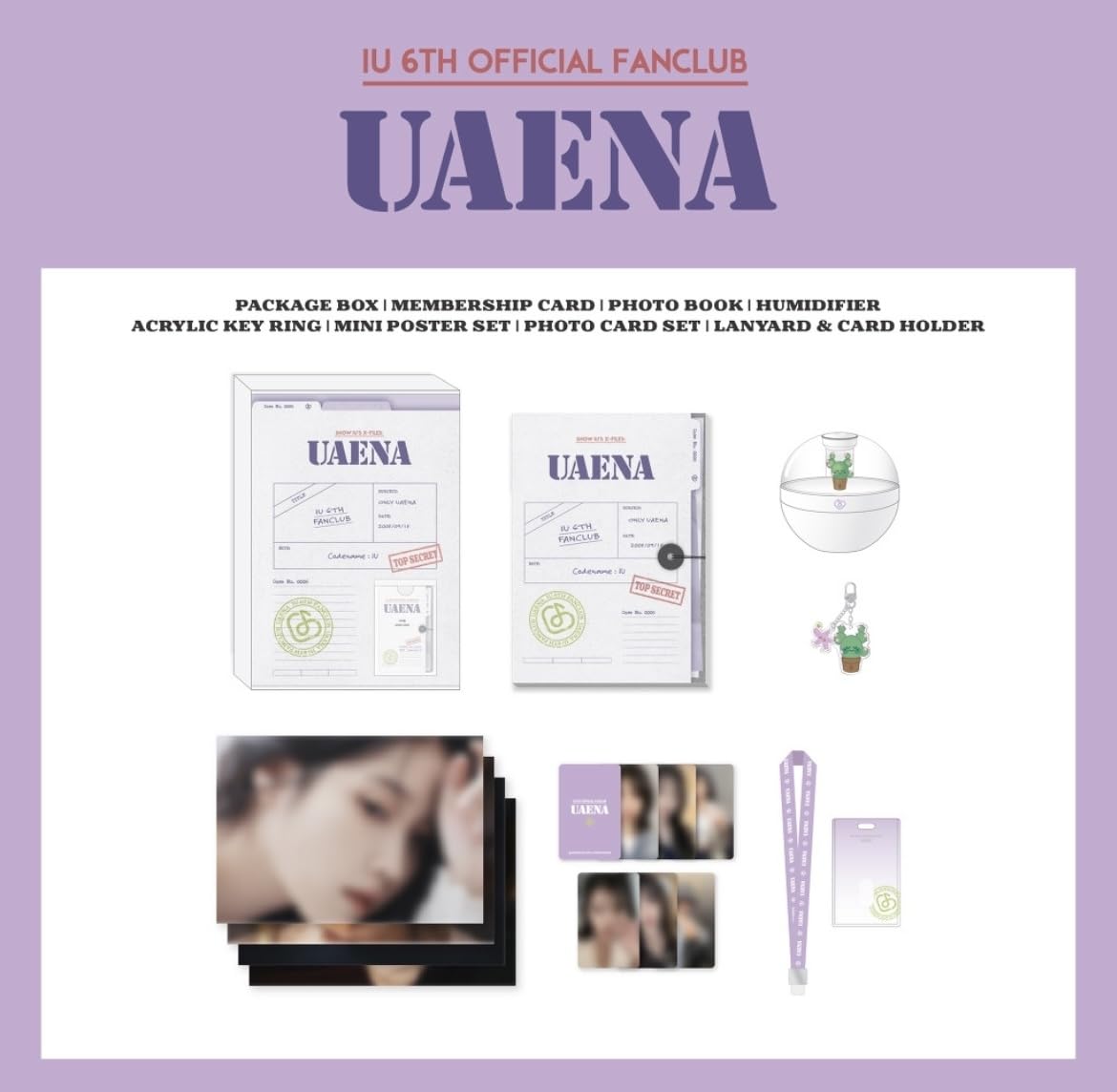Amazon.co.jp: IU アイユ ジウン 韓国 FC 公式 ファンクラブ UAENA