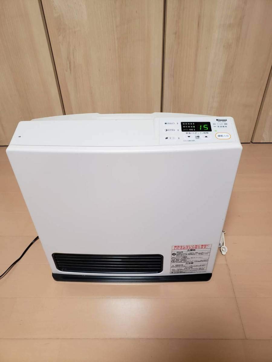 Amazon | リンナイ：ガスファンヒーター都市ガス用（12A13A）(パステル