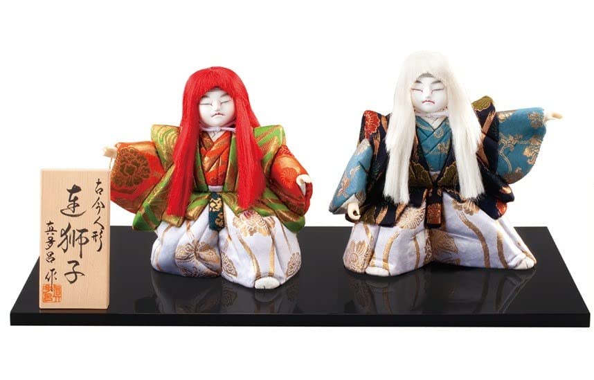 Amazon | 【連獅子B】 真多呂人形作 木目込み人形 浮世人形 伝統工芸品