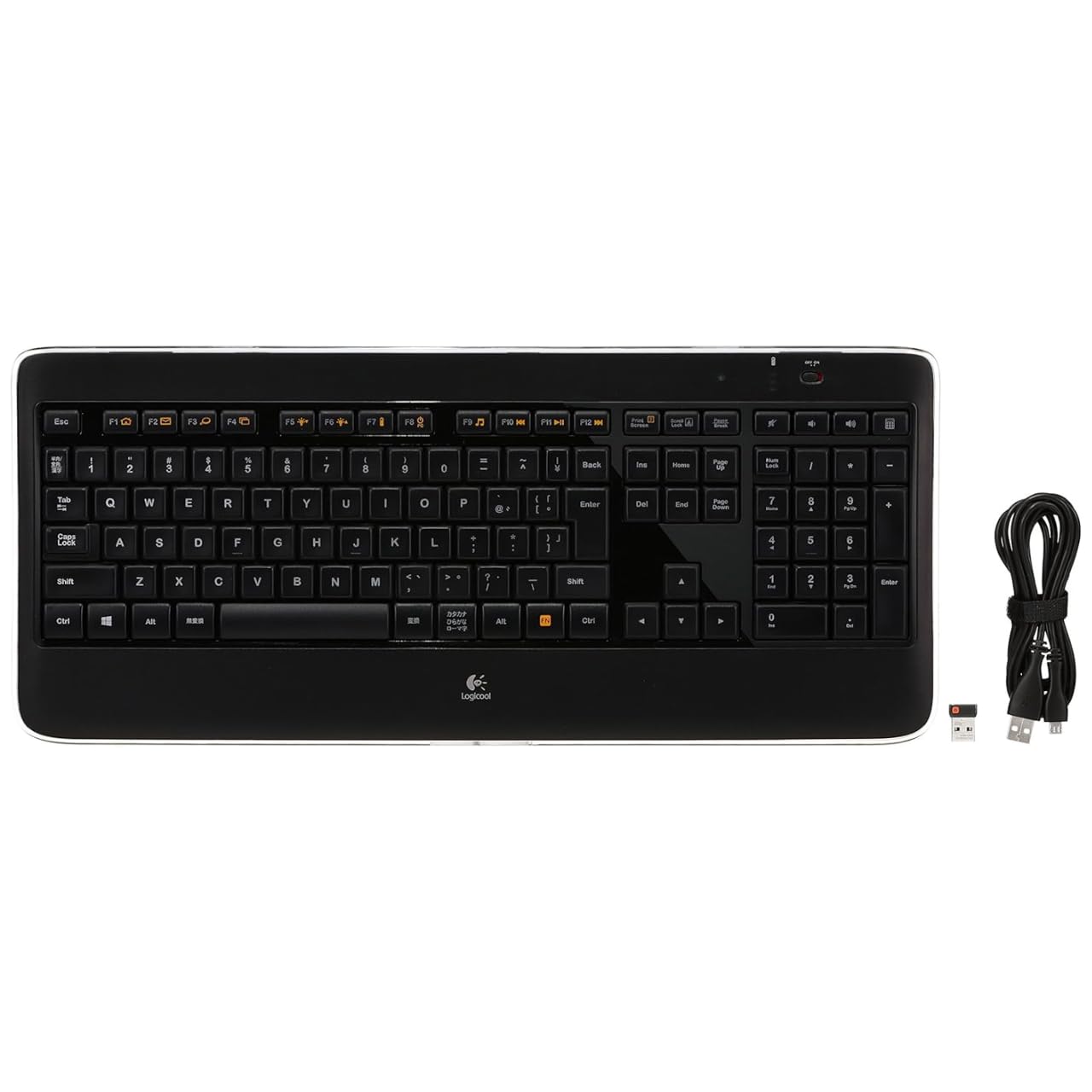 Amazon.co.jp: ロジクール 2.4GHzワイヤレス イルミネートキーボード