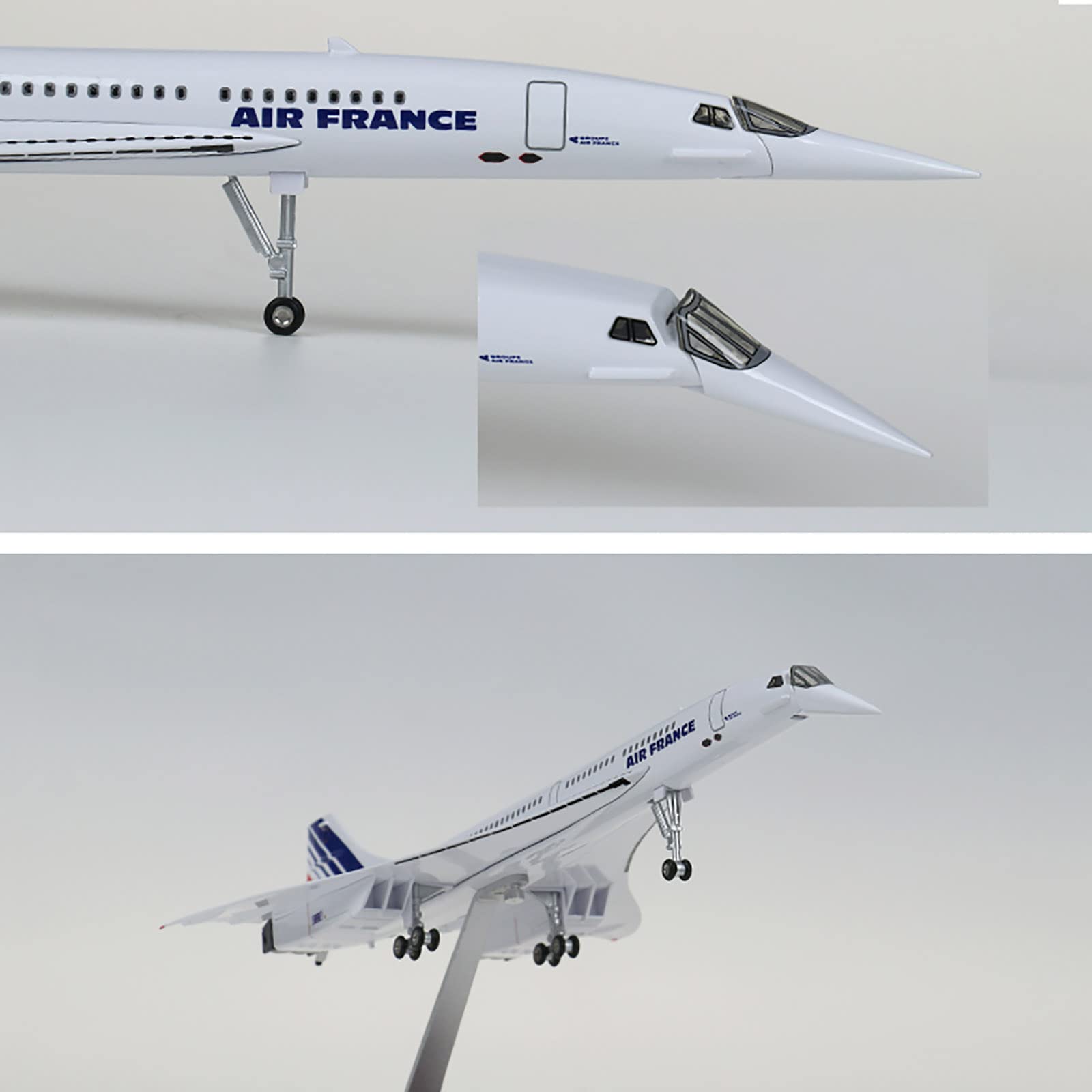 Amazon.co.jp: 1:200エールフランスコンコルドプレーンモデル樹脂金属