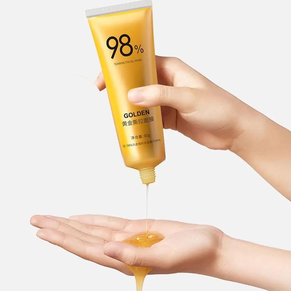 Amazon.com : Gold Foil Peel-Off Mask, 98% Gold Peel Off Mask, Gold
