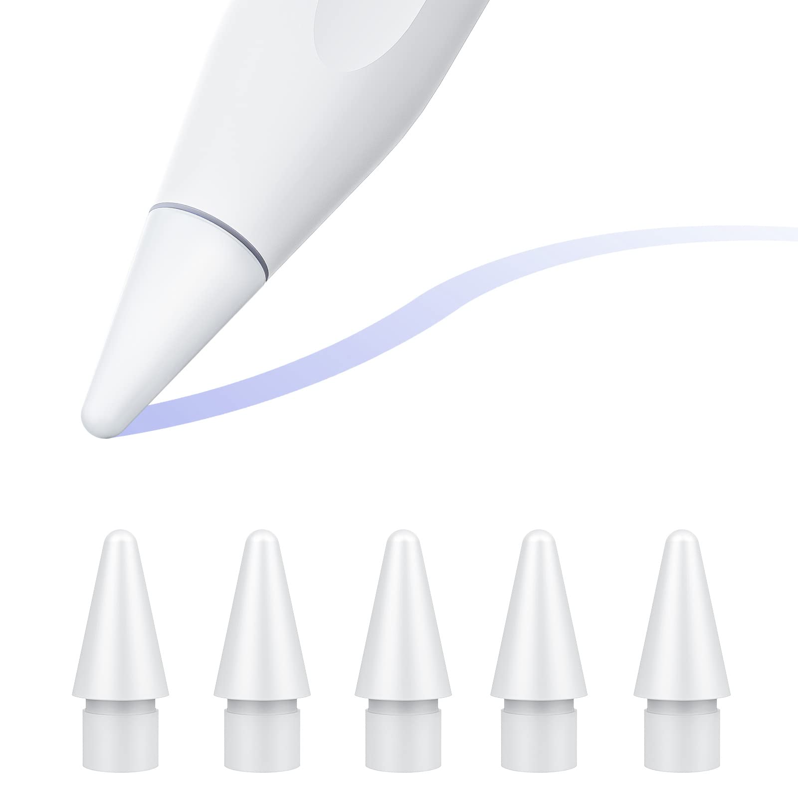 Amazon.co.jp: TiMOVO Apple Pencil交換用ペン先 【POM製5個入】 Apple