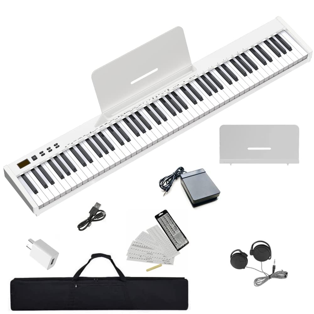 Amazon | ニコマク NikoMaku 電子ピアノ 88鍵盤 SWAN-S 日本語表記